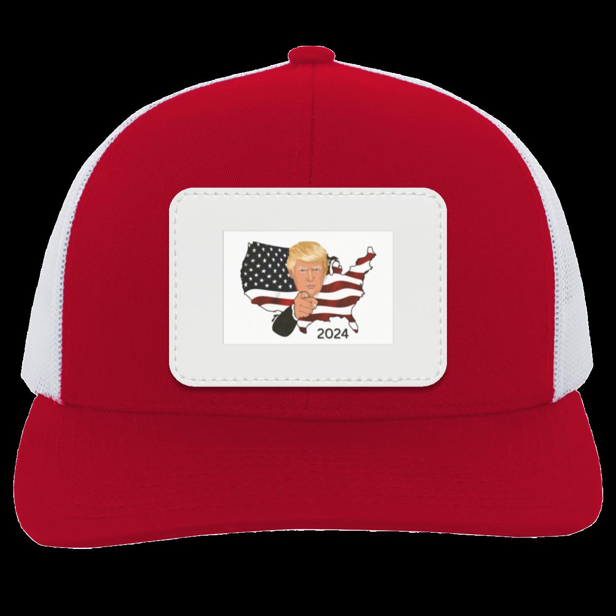 Trump 2024 Trucker Snap Back - Square
