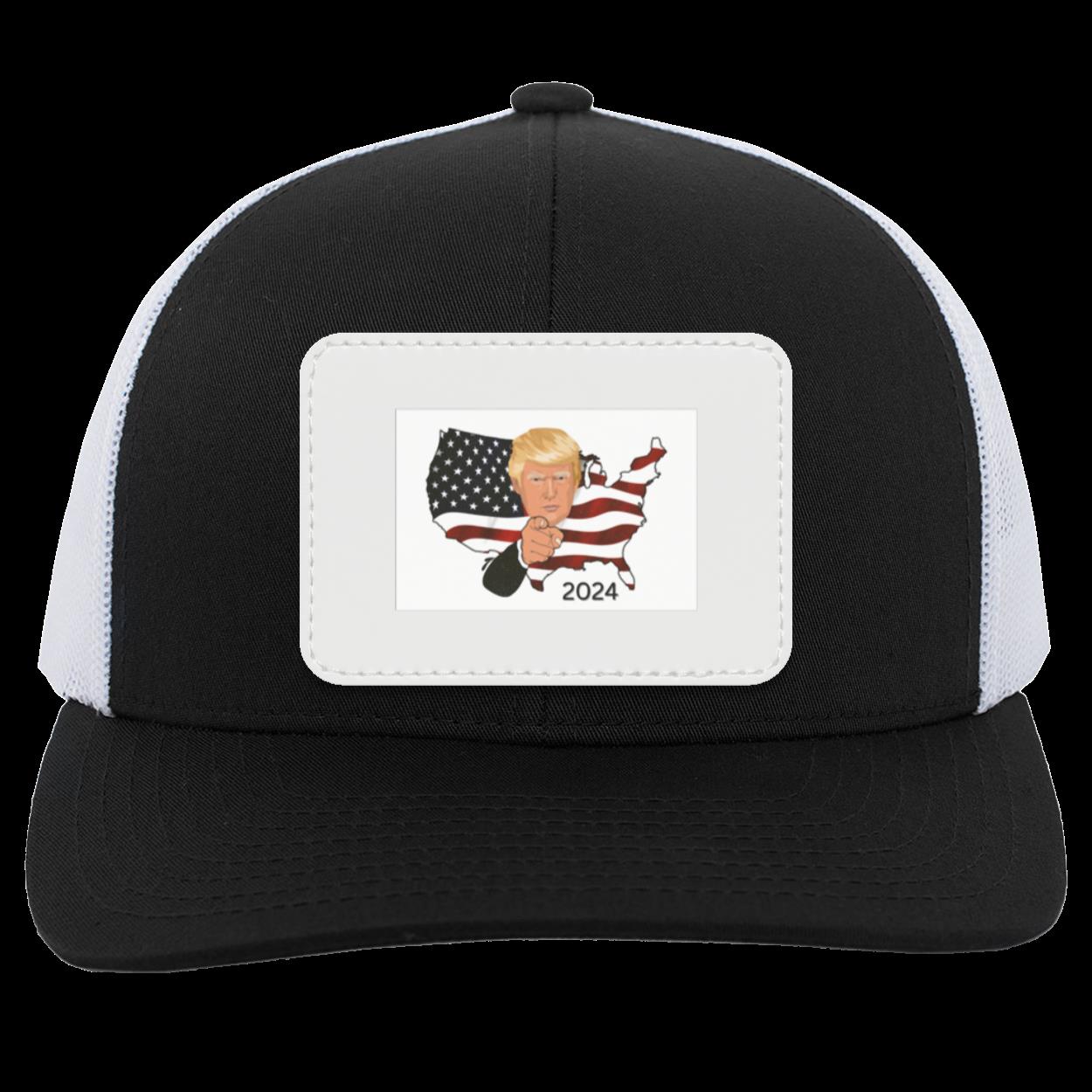 Trump 2024 Trucker Snap Back - Square