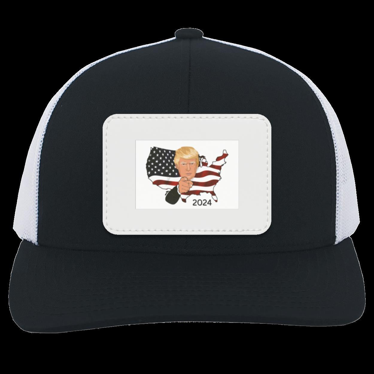 Trump 2024 Trucker Snap Back - Square