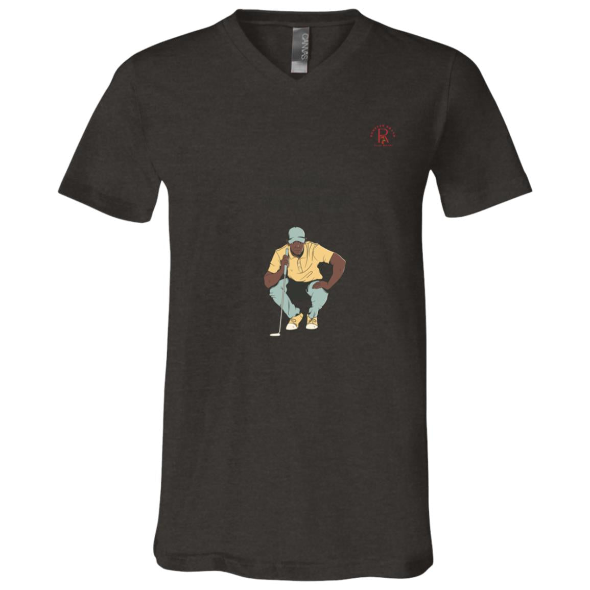 Roo$ter Brand Be Calm V-Neck T-Shirt