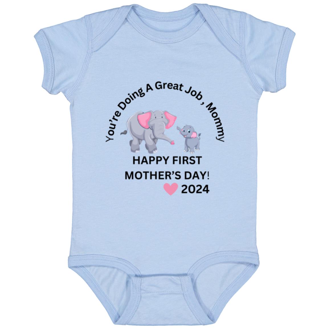 PERFECT FIRST MOTHER'S DAY GIFT Infant Fine Jersey Bodysuit
