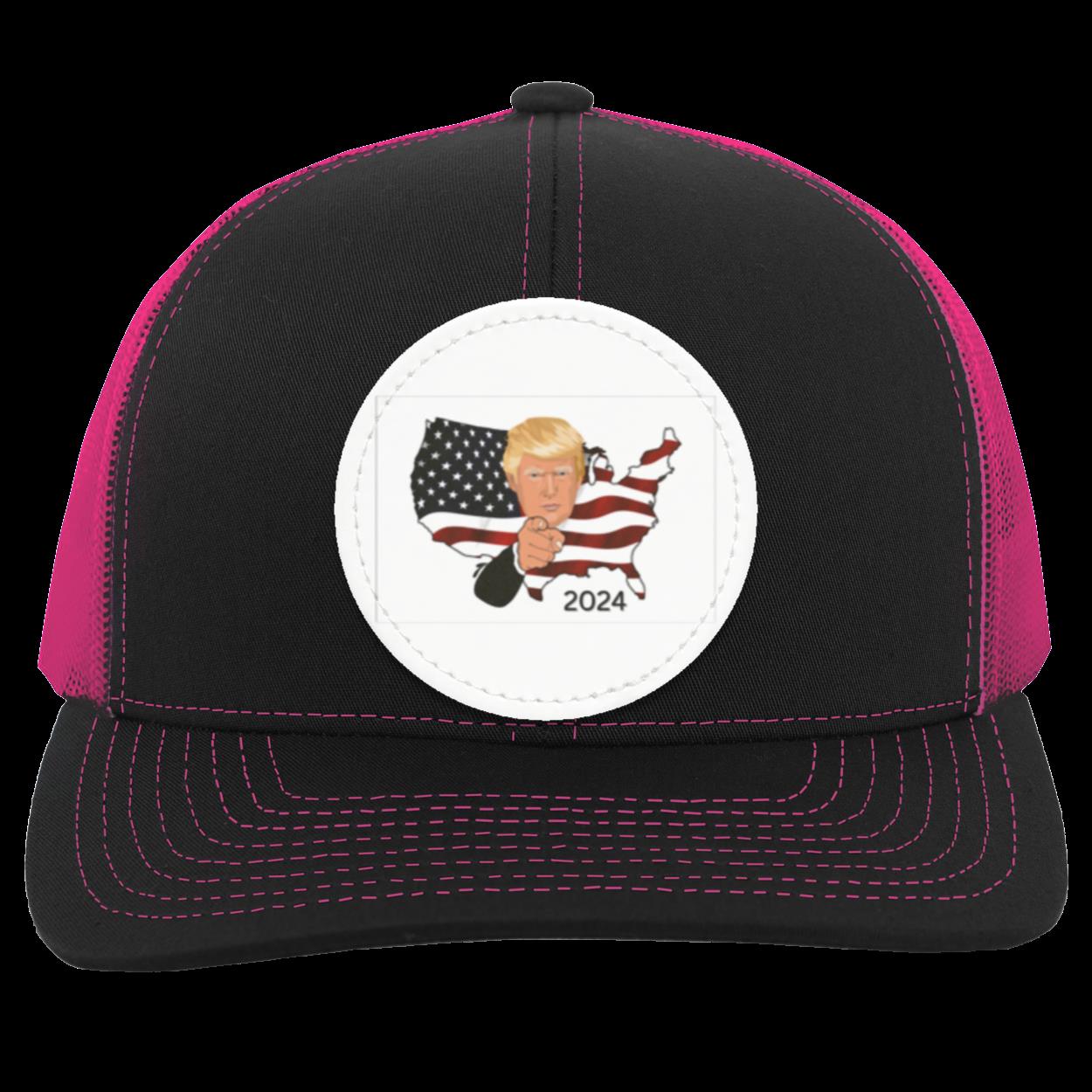 Trump 2024 Trucker Snap Back - Round