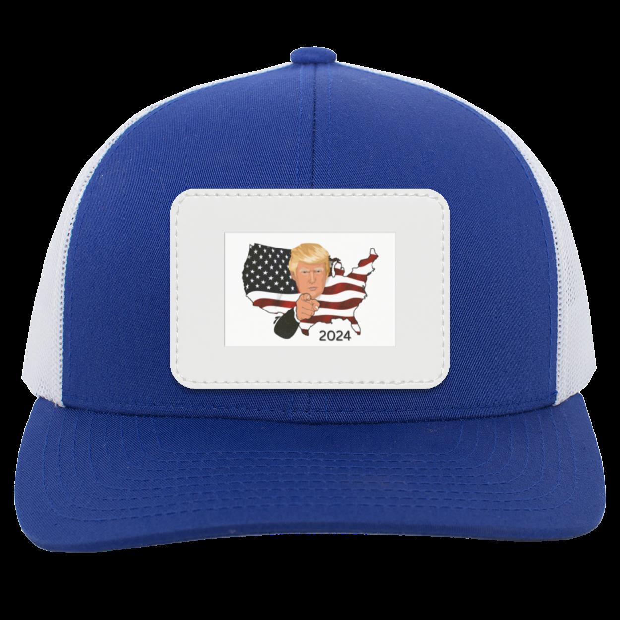 Trump 2024 Trucker Snap Back - Square