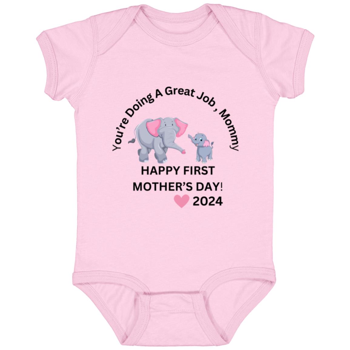 PERFECT FIRST MOTHER'S DAY GIFT Infant Fine Jersey Bodysuit