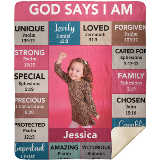 Premium Sherpa Blanket 50x60/CUSTOMIZE W/ YOUR OWN PICTURE