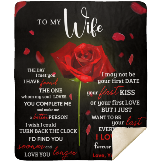 Premium Sherpa Blanket 50x60