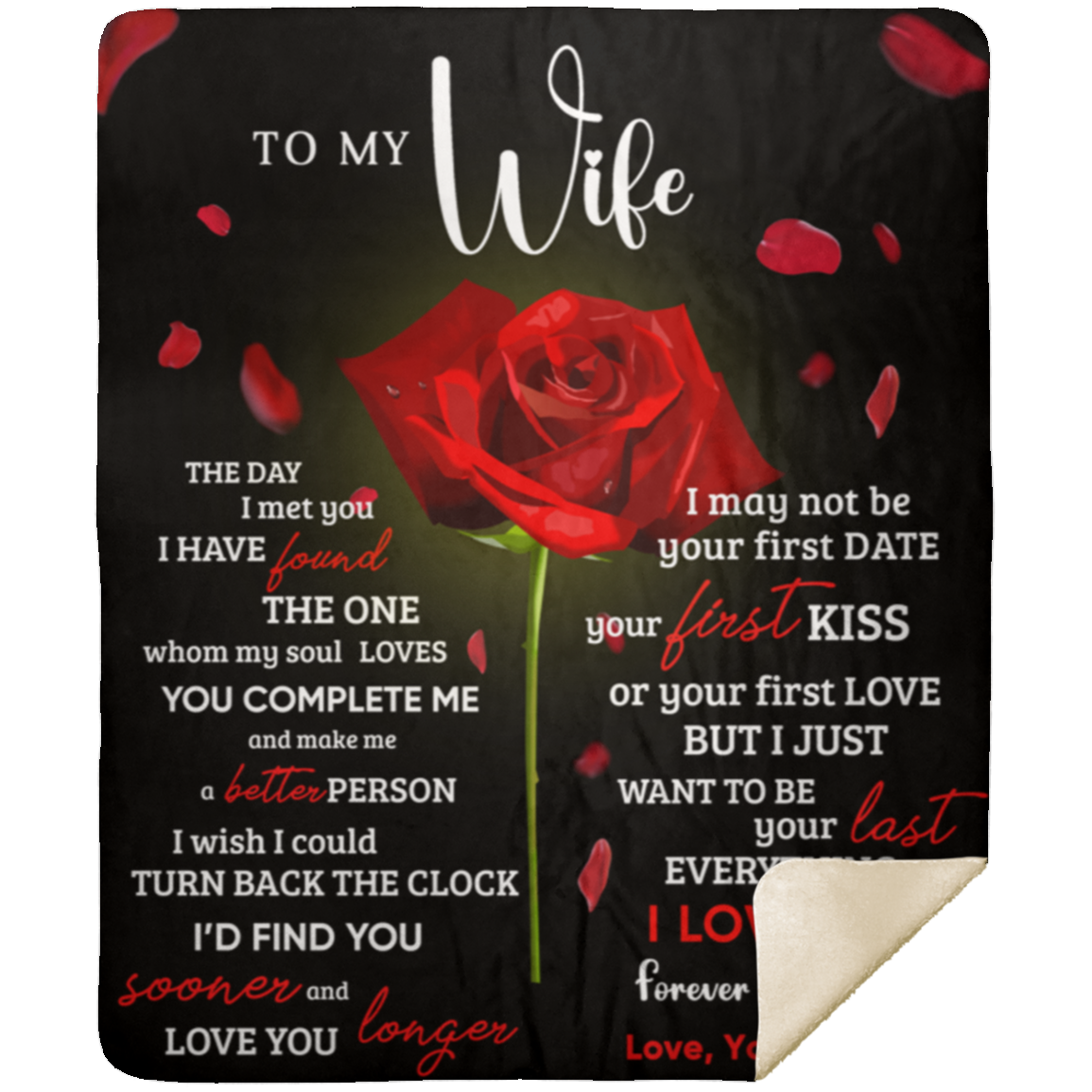 Premium Sherpa Blanket 50x60