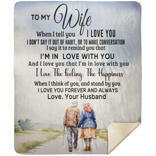 Premium Sherpa Blanket 50x60