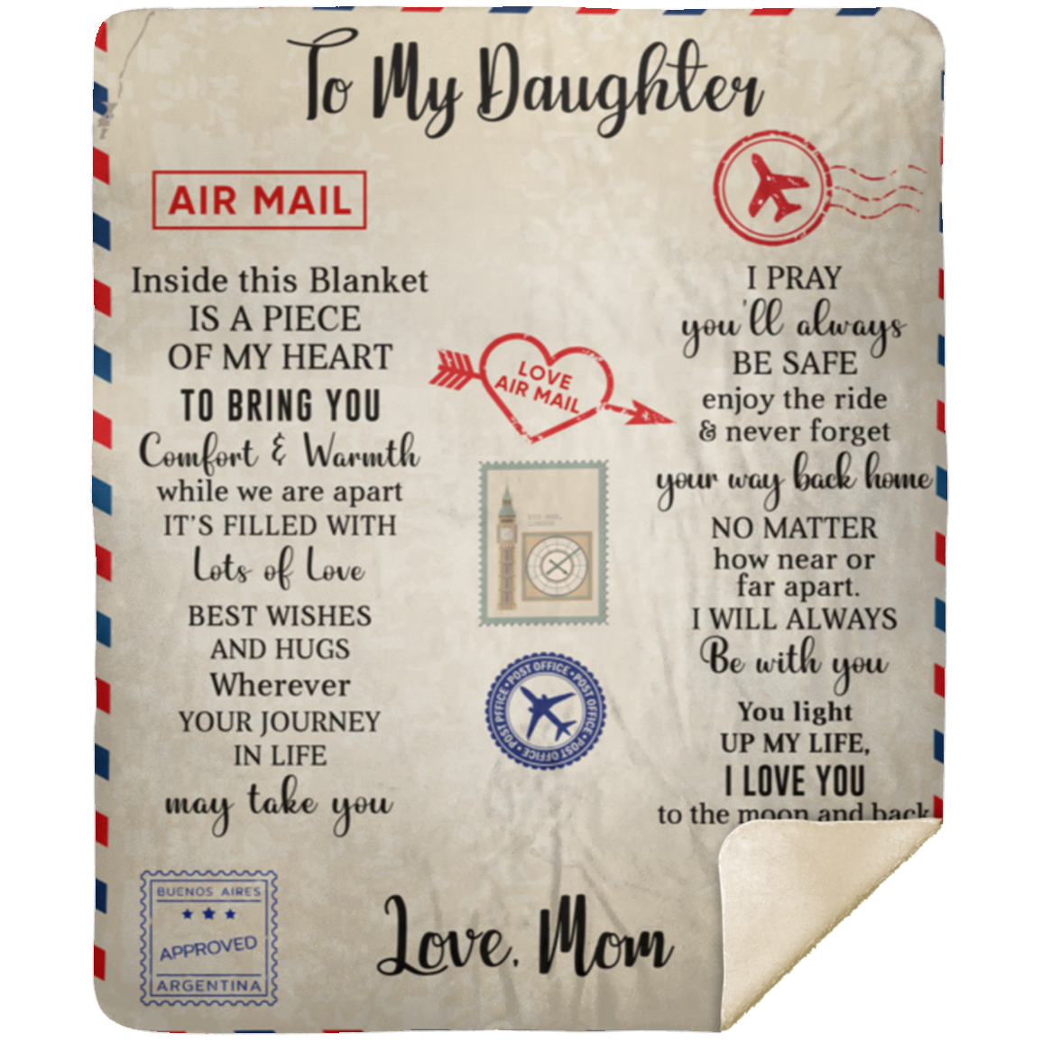 Premium Sherpa Blanket 50x60