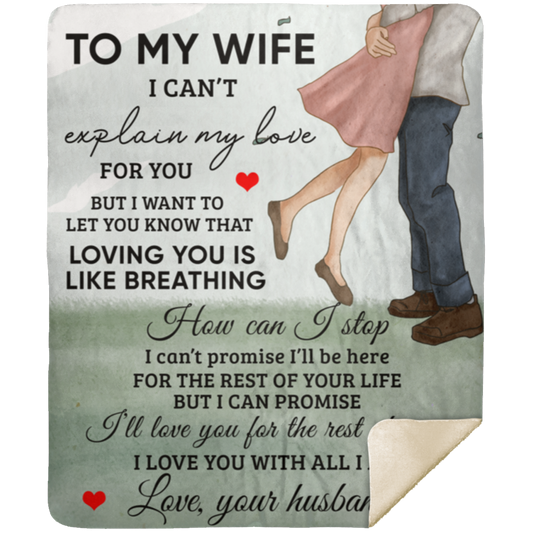 Premium Sherpa Blanket 50x60