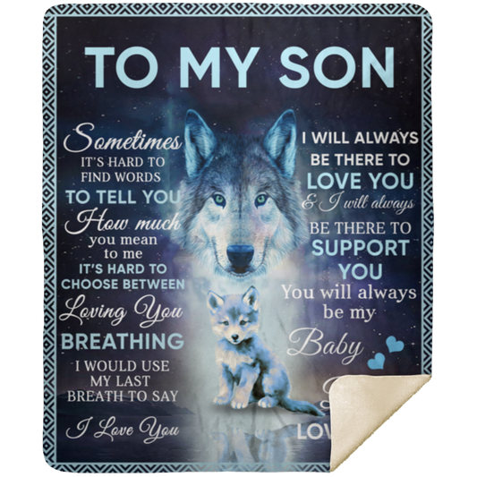 Premium Sherpa Blanket 50x60