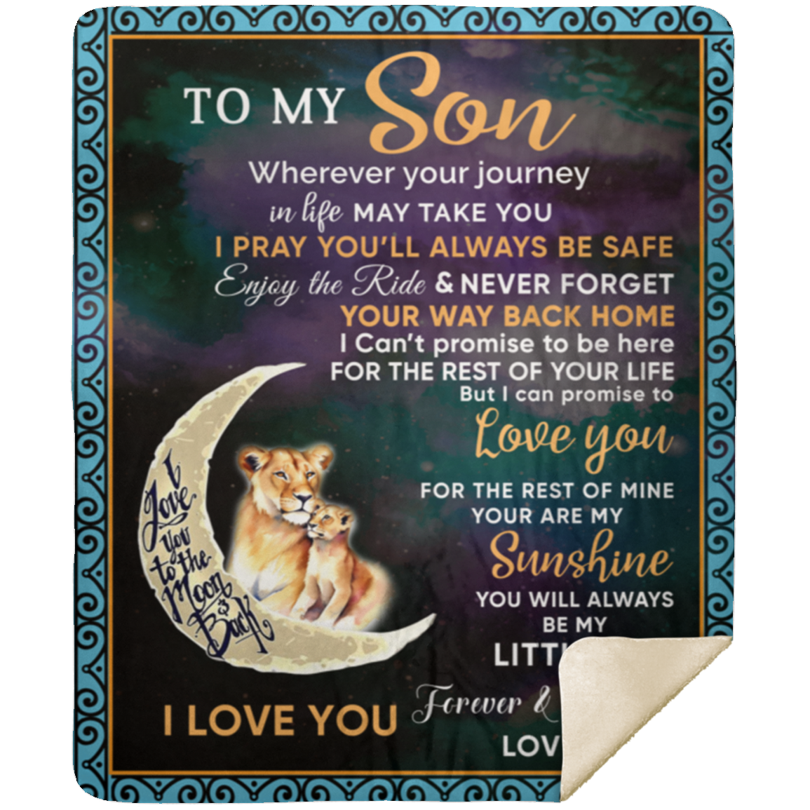 Premium Sherpa Blanket 50x60