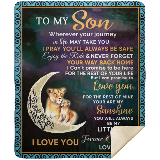 Premium Sherpa Blanket 50x60