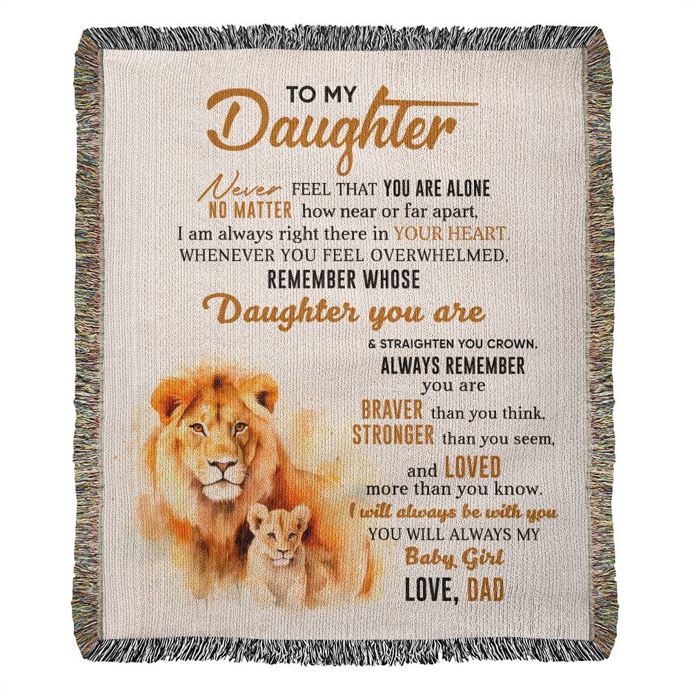 Caring Message to Daughter From Dad! Makes a Beautiful Lasting Gift.