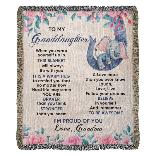 Beautiful Message for Granddaughter!  Makes a Great Gift!