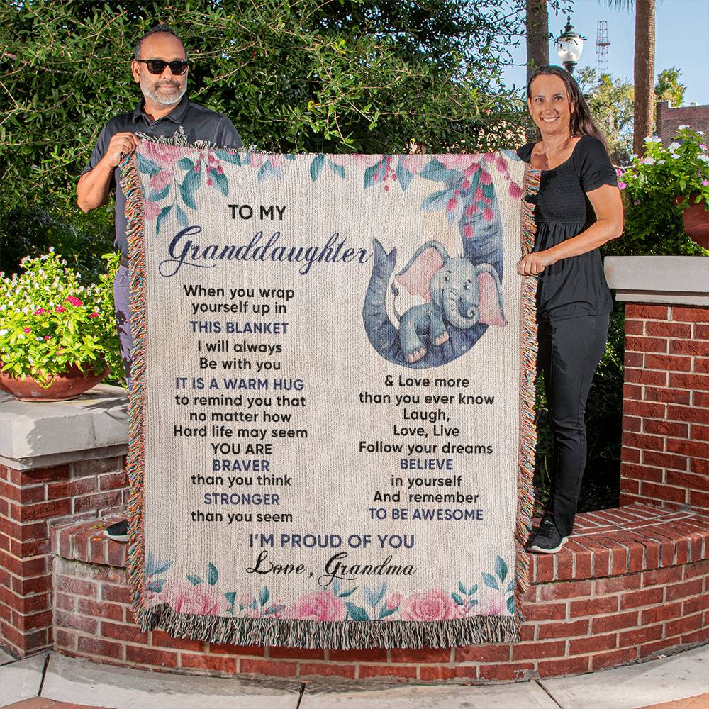 Beautiful Message for Granddaughter! Makes a Great Gift!