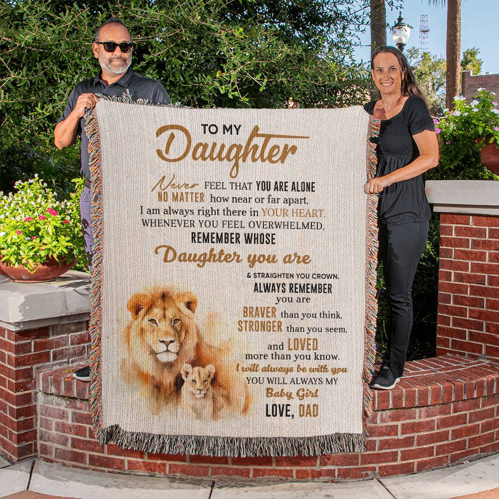 Caring Message to Daughter From Dad! Makes a Beautiful Lasting Gift.