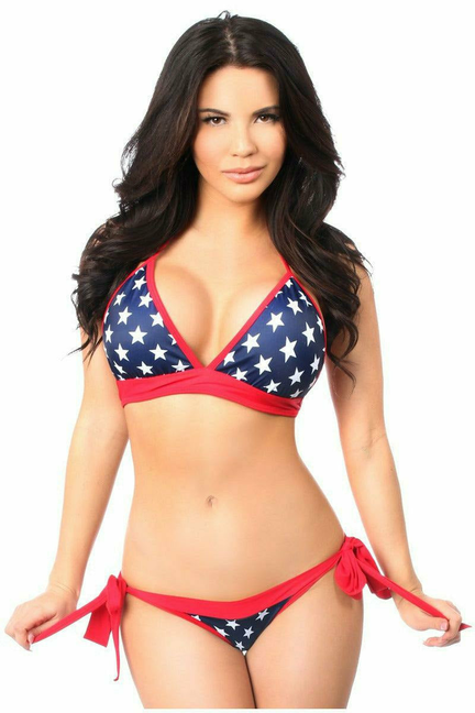 Patriotic Pucker Back Bikini
