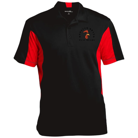 Roo$ter Brand Men's Colorblock Performance Polo