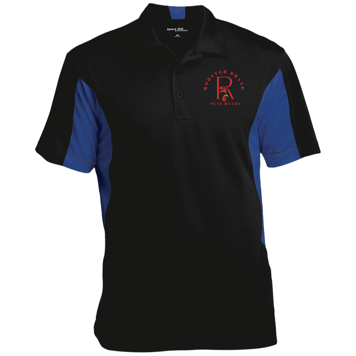 Roo$ter Brand  Men's Colorblock Performance Polo