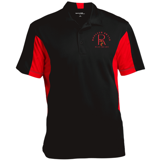 Roo$ter Brand  Men's Colorblock Performance Polo