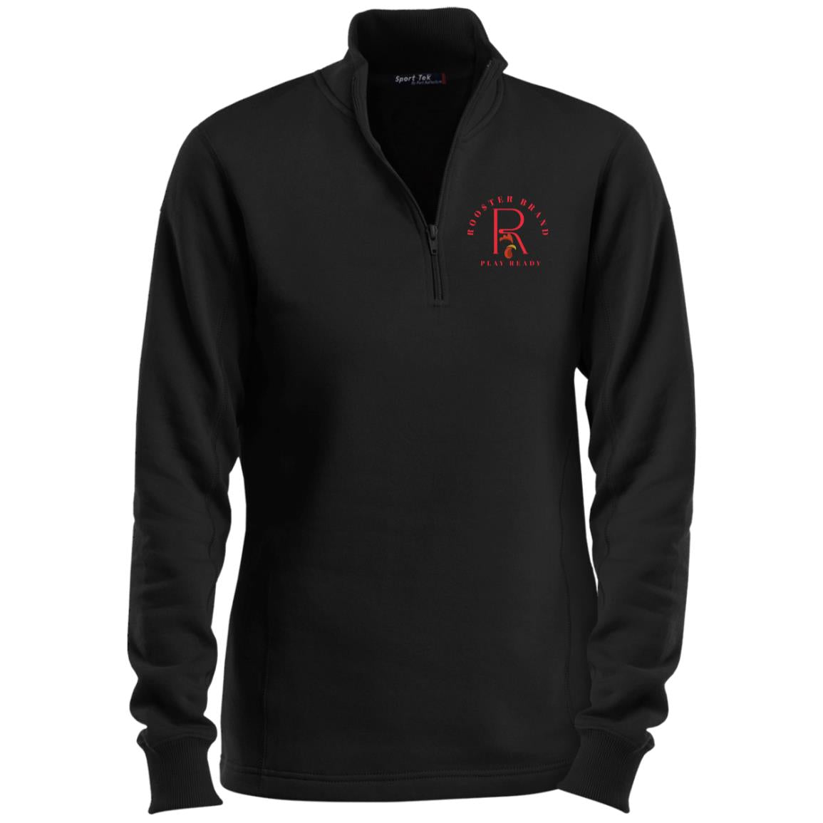 Roo$ter Brand Ladies 1/4 Zip Sweatshirt