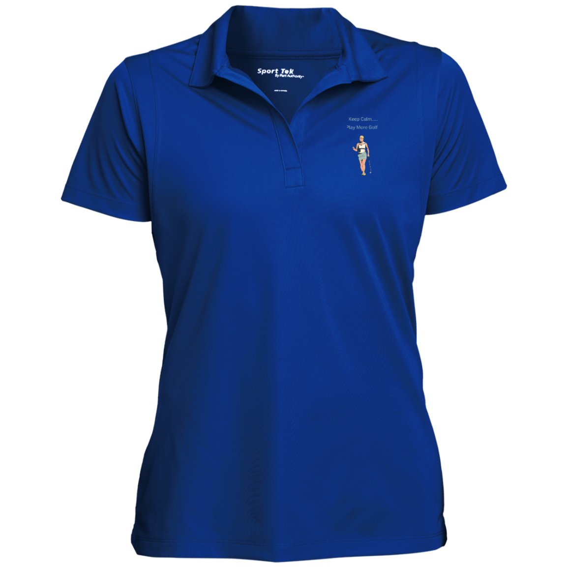 Roo$ter Brand Ladies' Micropique Sport-Wick® Polo Be Calm