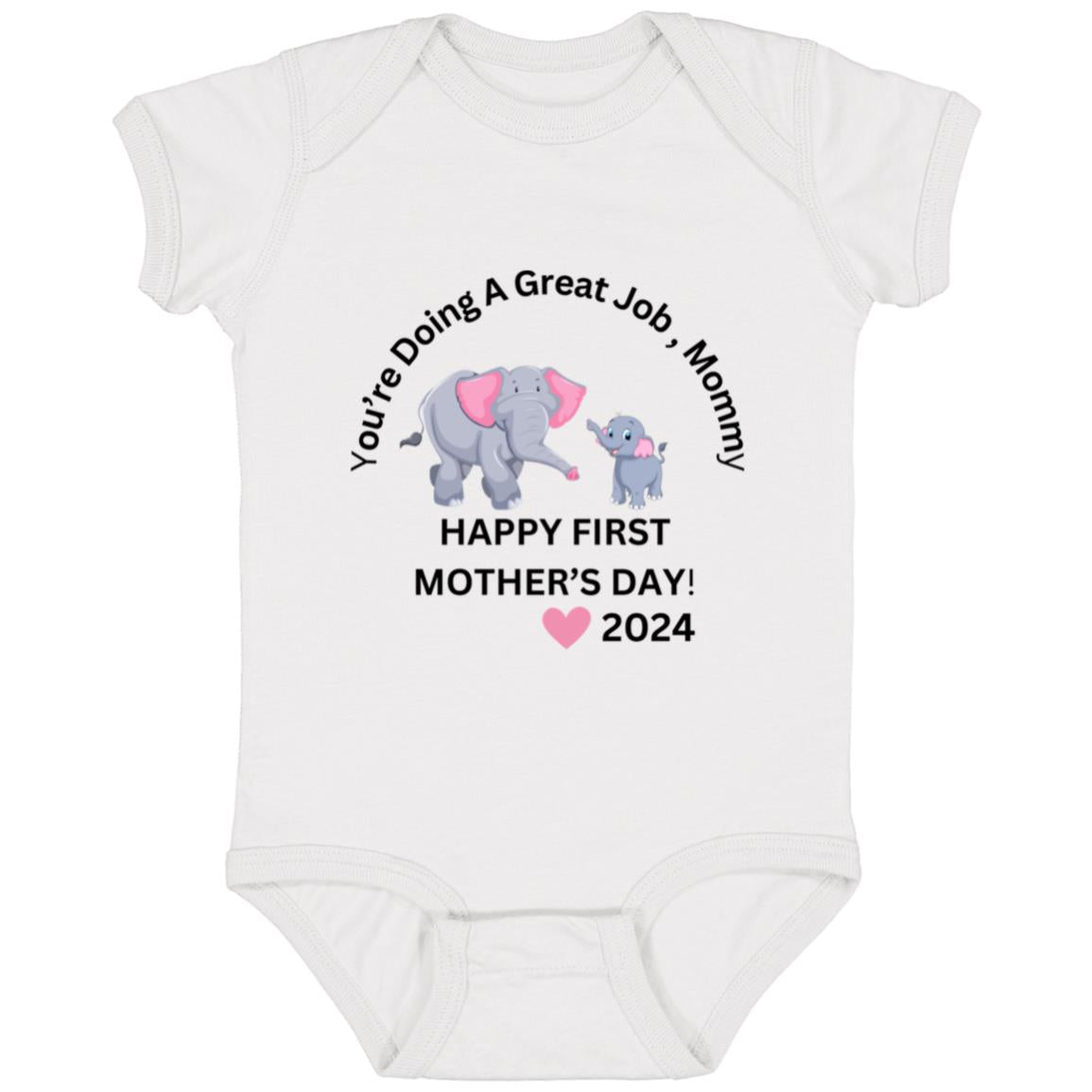 PERFECT FIRST MOTHER'S DAY GIFT Infant Fine Jersey Bodysuit