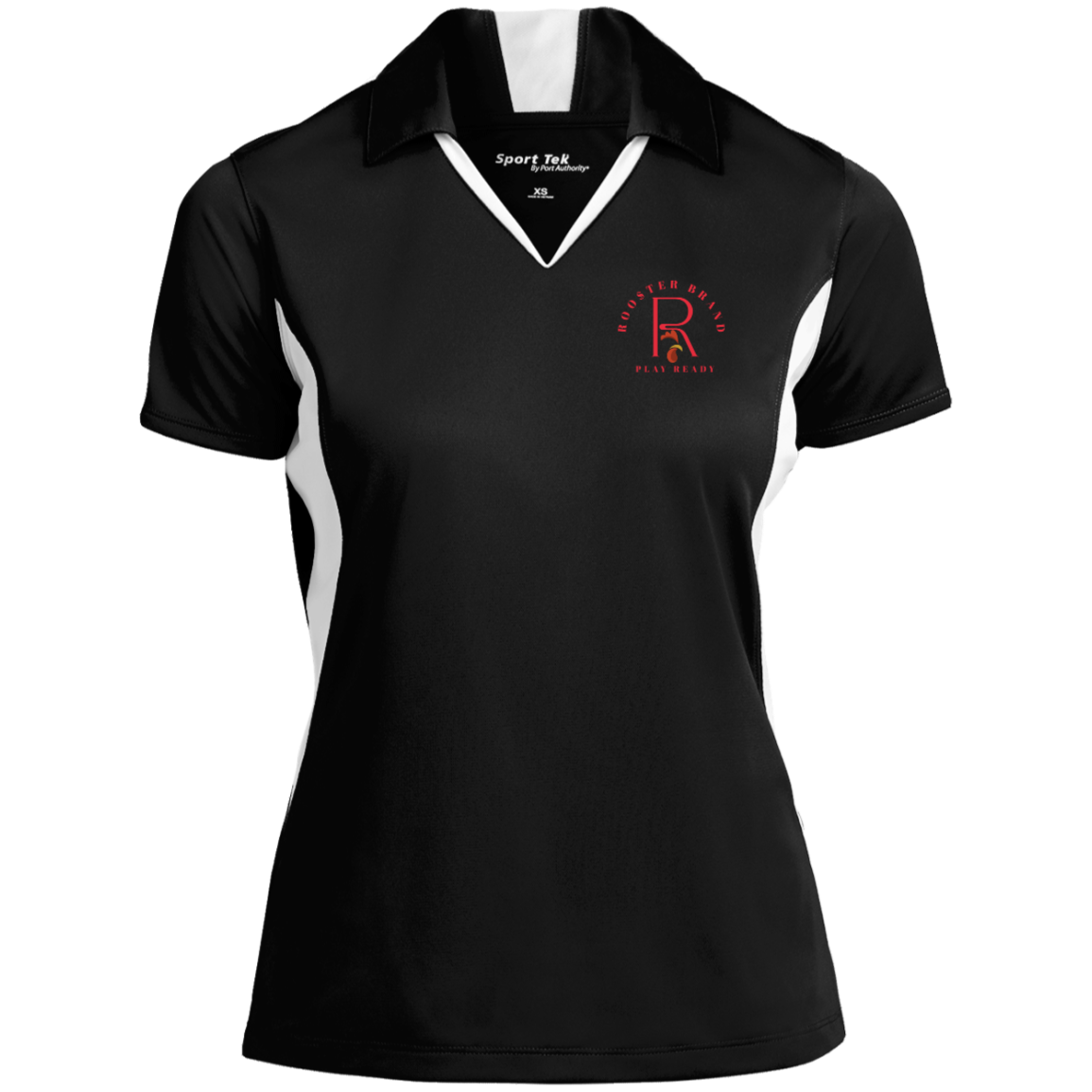 Roo$ter  Brand Ladies' Colorblock Performance Polo