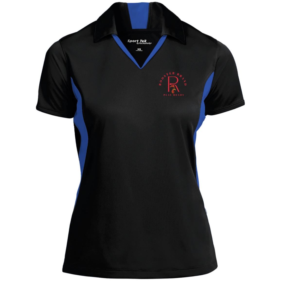 Roo$ter  Brand Ladies' Colorblock Performance Polo
