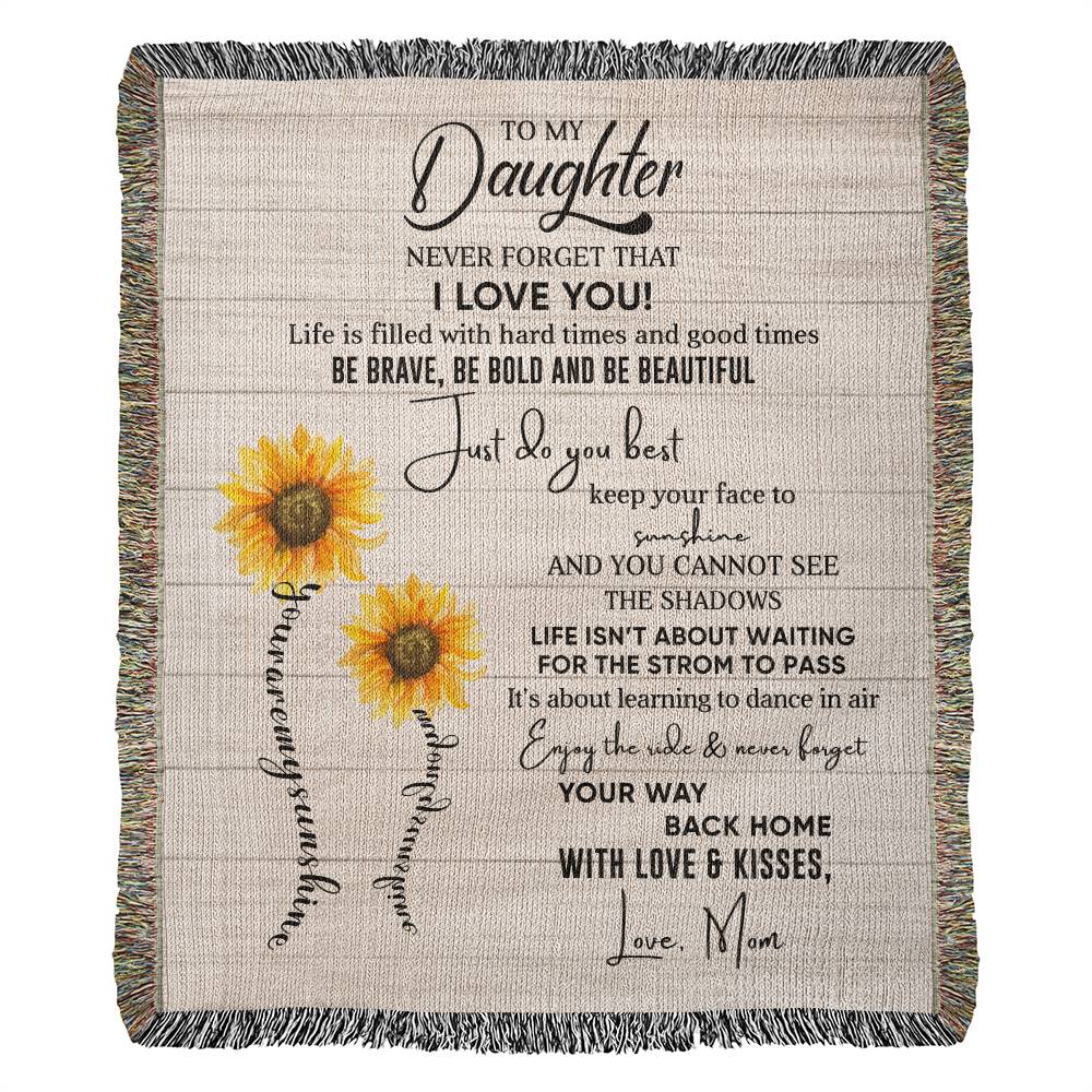 Loving Message from Mom to Daughter!  Makes a Great Gift!