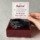 Beautiful Bracelet for Him with your Message of Love