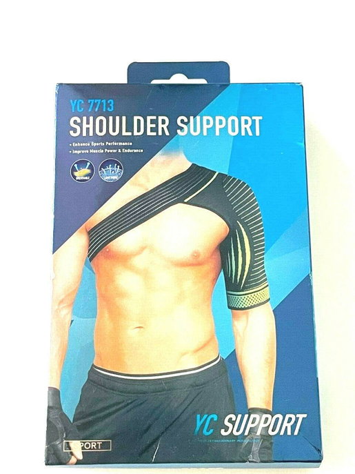 Shoulder Brace Support Cuff Pain Relief Support Adjustable Belt Sleeve Sprains